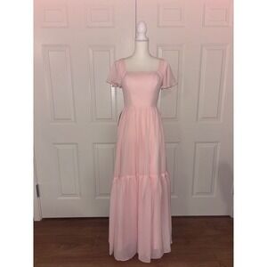 Wear Your Love Baby Pink Bridesmaid Dress, Women's‎ Size 4